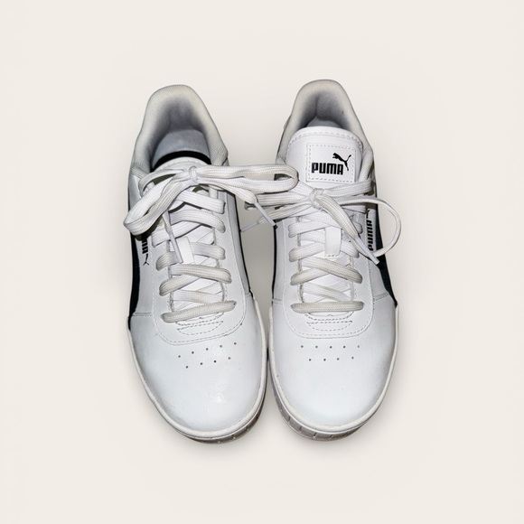 Puma Classic White and Black Sneakers - Picture 2 of 3